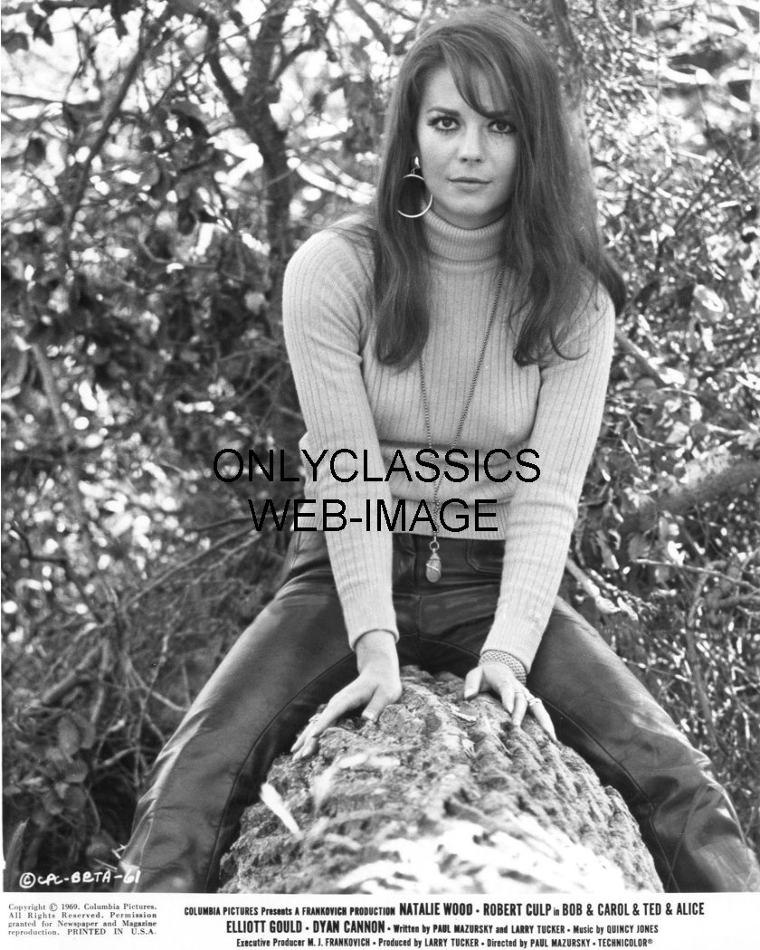 Sexy Natalie Wood Long Brown Hair Leather Pants Photo Bob Carol Ted Andalice Pinup Ebay 