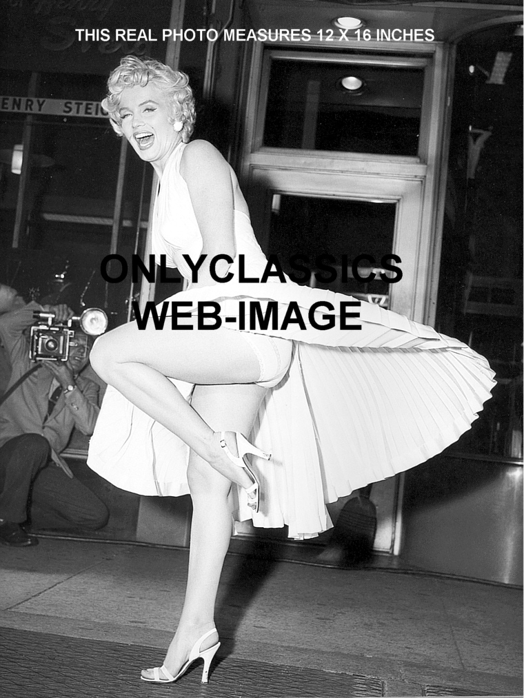 Sexy Marilyn Monroe Icon Art Dress Blown Up In Air 12x16 Photo Pin Up Cheesecake Ebay 7908