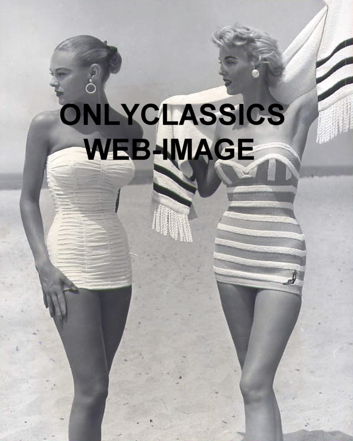 1954 Beautiful Jantzen Busty Swimsuit Models Photo Sexy Pin Up Cheesecake Girls Ebay